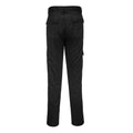 Black - Back - Portwest Mens Combat Workwear Trousers