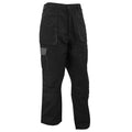 Black - Back - Portwest Mens Texo Contrast Workwear Trousers