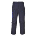 Navy - Front - Portwest Mens Texo Contrast Workwear Trousers