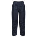Navy - Front - Regatta Mens Linton Overtrousers (Waterproof, Windproof and Breathable)