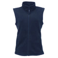 Dark Navy - Front - Regatta Womens-Ladies Micro Fleece Bodywarmer - Gilet