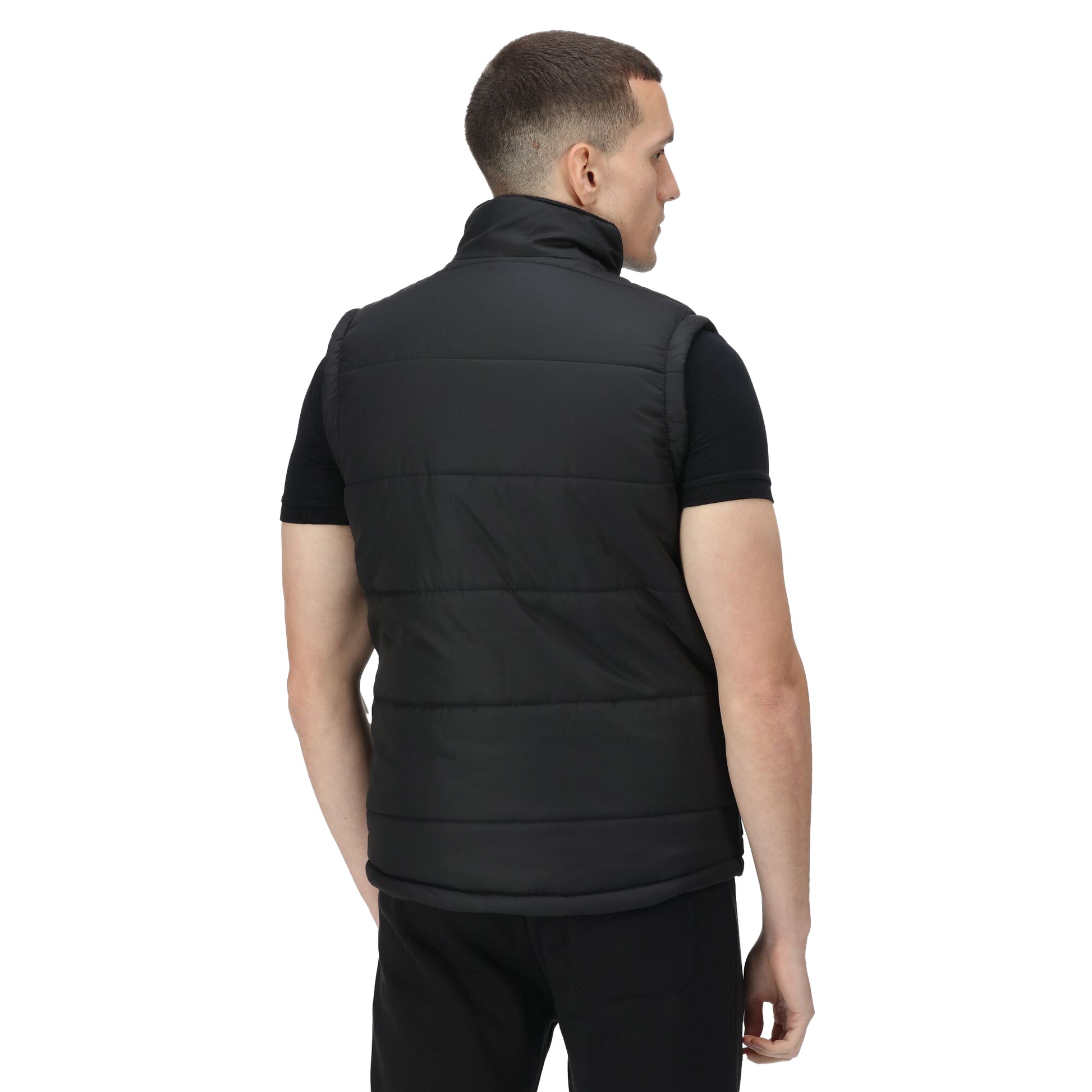 Black - Back - Regatta Mens Steller Thermo-Guard Bodywarmer - Gilet