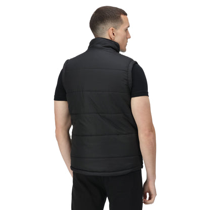 Black - Back - Regatta Mens Steller Thermo-Guard Bodywarmer - Gilet