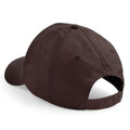 Chocolate - Side - Beechfield Unisex Plain Original 5 Panel Baseball Cap