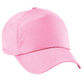 Classic Pink - Front - Beechfield Unisex Plain Original 5 Panel Baseball Cap