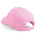 Classic Pink - Side - Beechfield Unisex Plain Original 5 Panel Baseball Cap