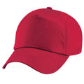 Classic Red - Back - Beechfield Unisex Plain Original 5 Panel Baseball Cap