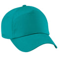 Emerald - Front - Beechfield Unisex Plain Original 5 Panel Baseball Cap