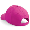 Fuchsia - Side - Beechfield Unisex Plain Original 5 Panel Baseball Cap