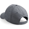 Graphite Grey - Side - Beechfield Unisex Plain Original 5 Panel Baseball Cap