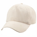 Natural - Back - Beechfield Unisex Plain Original 5 Panel Baseball Cap