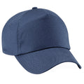 Navy - Front - Beechfield Unisex Plain Original 5 Panel Baseball Cap