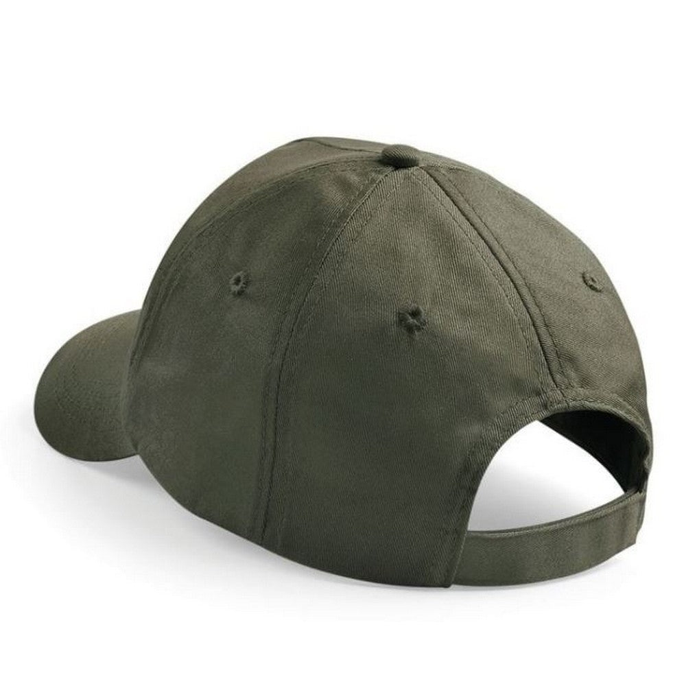 Olive Green - Side - Beechfield Unisex Plain Original 5 Panel Baseball Cap
