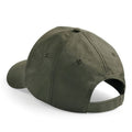 Olive Green - Side - Beechfield Unisex Plain Original 5 Panel Baseball Cap