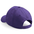 Purple - Side - Beechfield Unisex Plain Original 5 Panel Baseball Cap