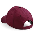 Burgundy - Side - Beechfield Unisex Plain Original 5 Panel Baseball Cap