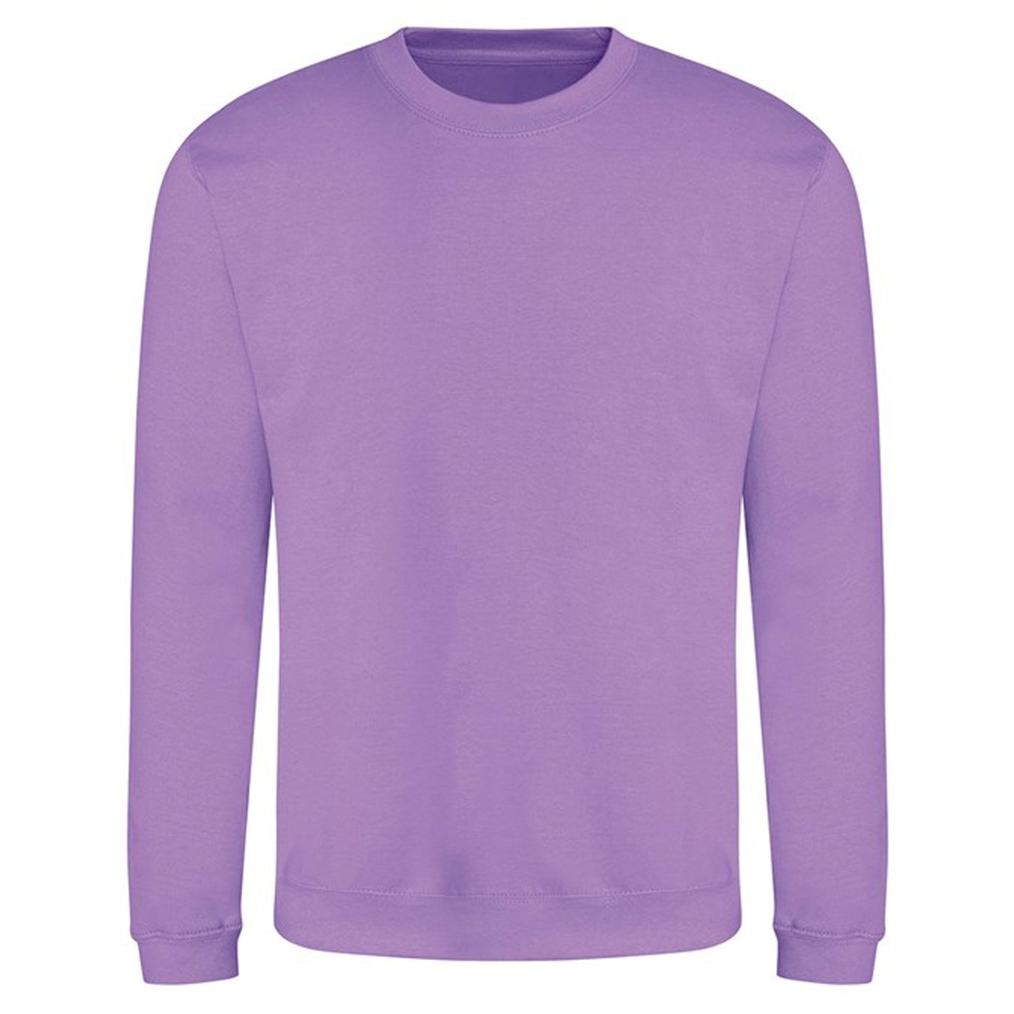 Digital Lavender - Front - AWDis Just Hoods AWDis Unisex Crew Neck Plain Sweatshirt (280 GSM)