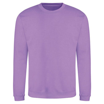Digital Lavender - Front - AWDis Just Hoods AWDis Unisex Crew Neck Plain Sweatshirt (280 GSM)