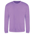 Digital Lavender - Front - AWDis Just Hoods AWDis Unisex Crew Neck Plain Sweatshirt (280 GSM)