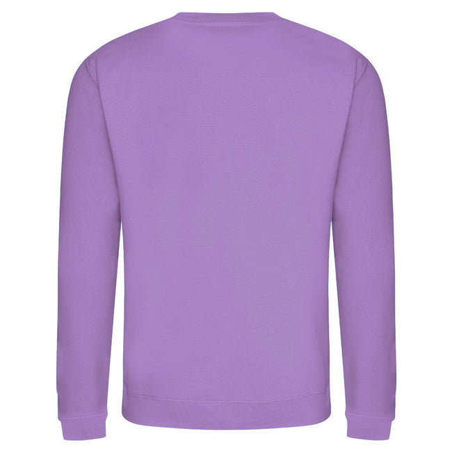 Digital Lavender - Back - AWDis Just Hoods AWDis Unisex Crew Neck Plain Sweatshirt (280 GSM)