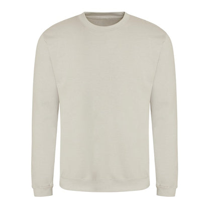Natural Stone - Front - AWDis Just Hoods AWDis Unisex Crew Neck Plain Sweatshirt (280 GSM)