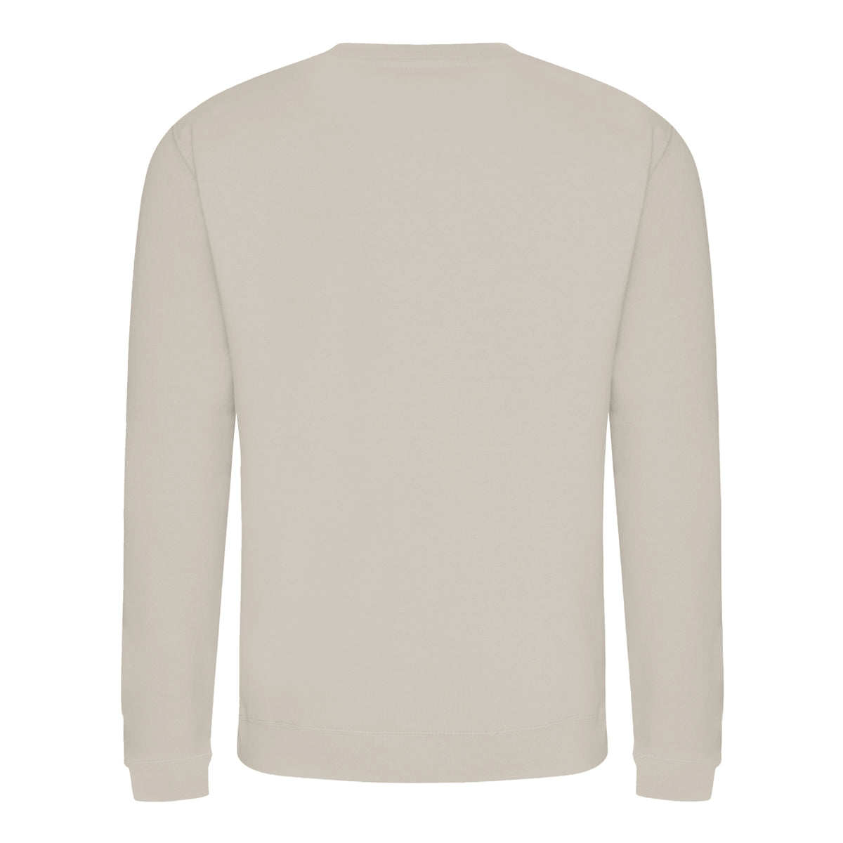 Natural Stone - Back - AWDis Just Hoods AWDis Unisex Crew Neck Plain Sweatshirt (280 GSM)