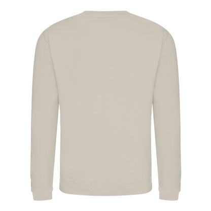 Natural Stone - Back - AWDis Just Hoods AWDis Unisex Crew Neck Plain Sweatshirt (280 GSM)