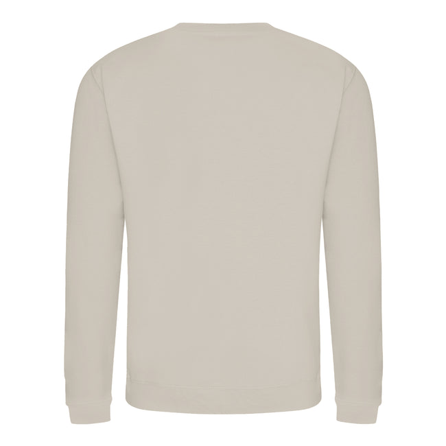 Natural Stone - Back - AWDis Just Hoods AWDis Unisex Crew Neck Plain Sweatshirt (280 GSM)