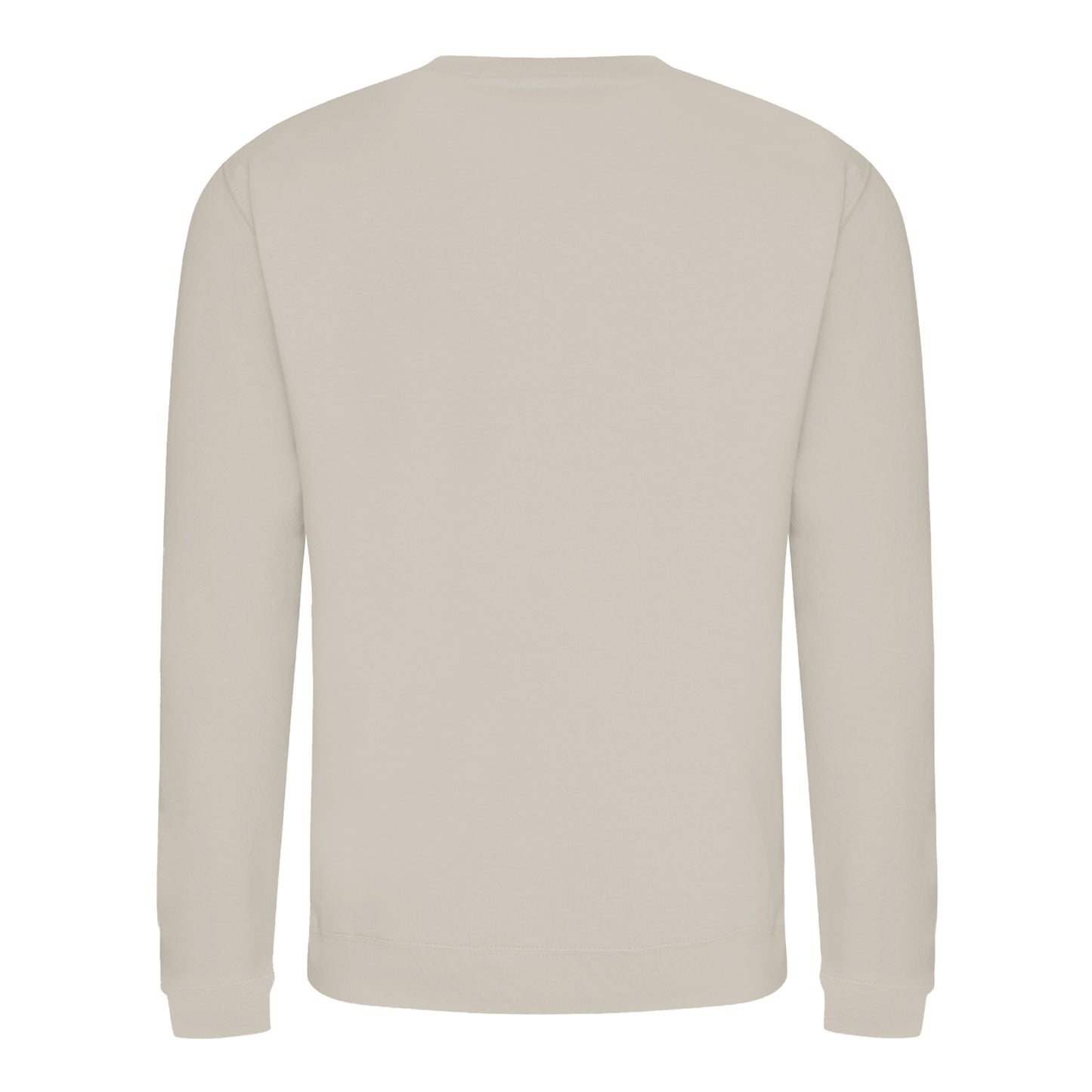 Natural Stone - Back - AWDis Just Hoods AWDis Unisex Crew Neck Plain Sweatshirt (280 GSM)