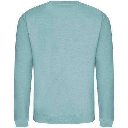 Seafoam - Back - AWDis Just Hoods AWDis Unisex Crew Neck Plain Sweatshirt (280 GSM)