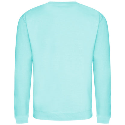 Peppermint - Side - AWDis Just Hoods AWDis Unisex Crew Neck Plain Sweatshirt (280 GSM)