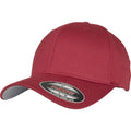 Rose Brown - Front - Flexfit Childrens-Kids Wooly Combed Cap