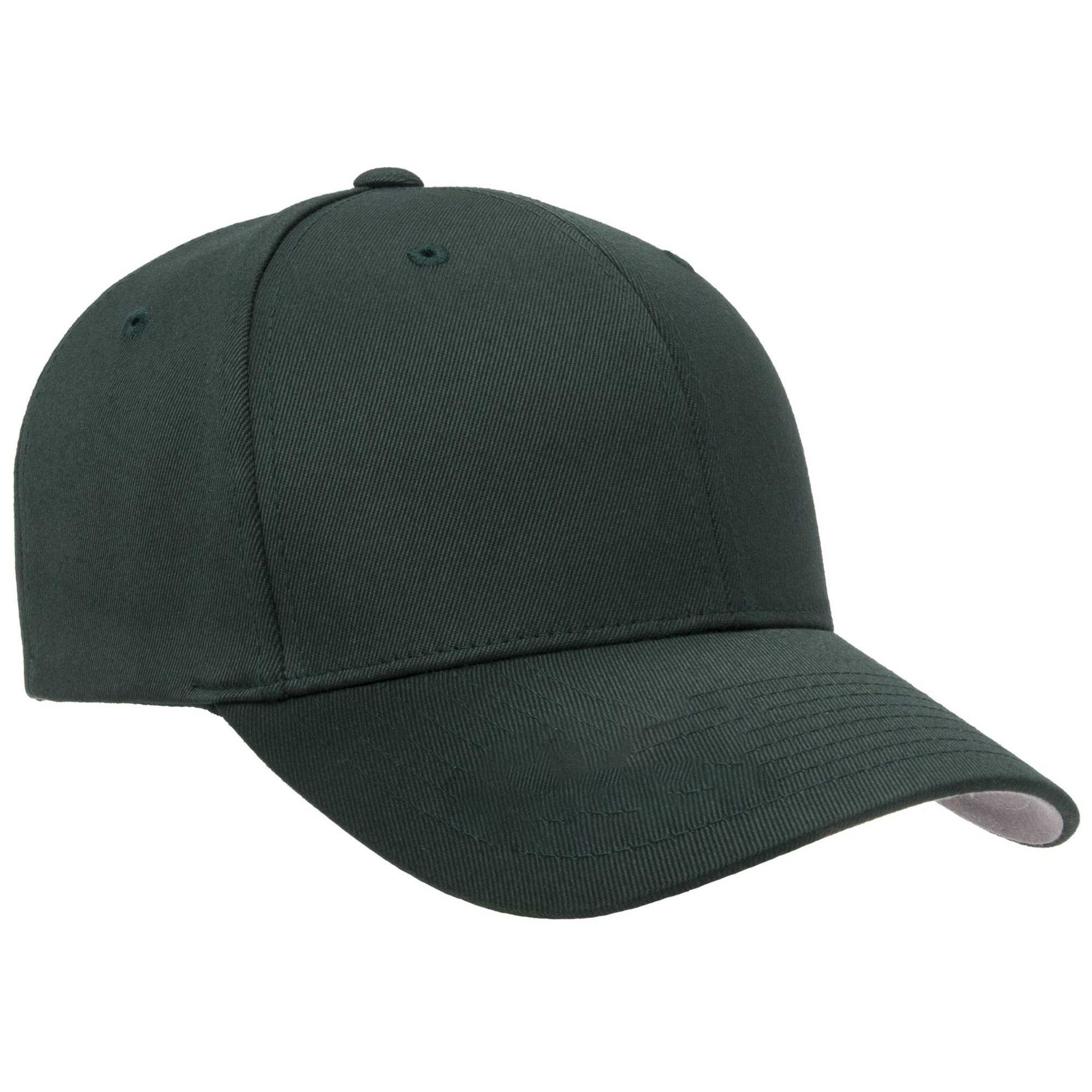 Spruce Green - Back - Flexfit Childrens-Kids Wooly Combed Cap