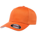 Orange - Front - Flexfit Childrens-Kids Wooly Combed Cap