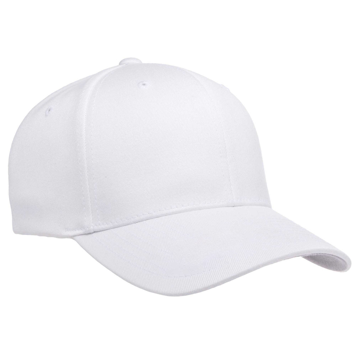 White - Back - Flexfit Childrens-Kids Wooly Combed Cap