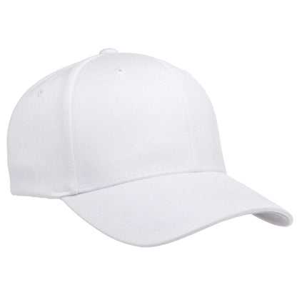 White - Back - Flexfit Childrens-Kids Wooly Combed Cap