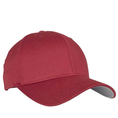 Rose Brown - Back - Flexfit Childrens-Kids Wooly Combed Cap