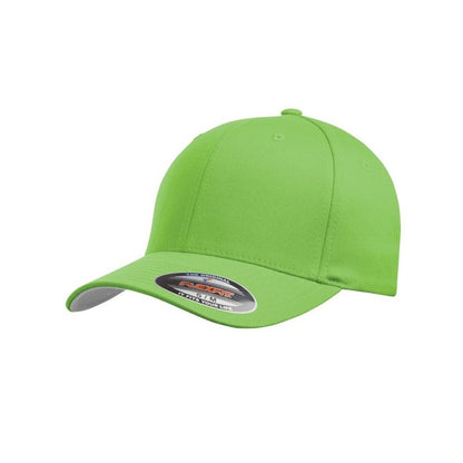 Fresh Green - Front - Flexfit Childrens-Kids Wooly Combed Cap