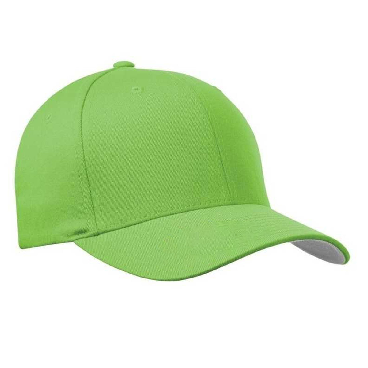 Fresh Green - Back - Flexfit Childrens-Kids Wooly Combed Cap