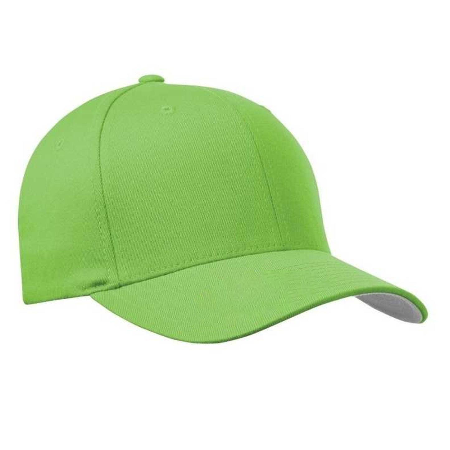 Fresh Green - Back - Flexfit Childrens-Kids Wooly Combed Cap