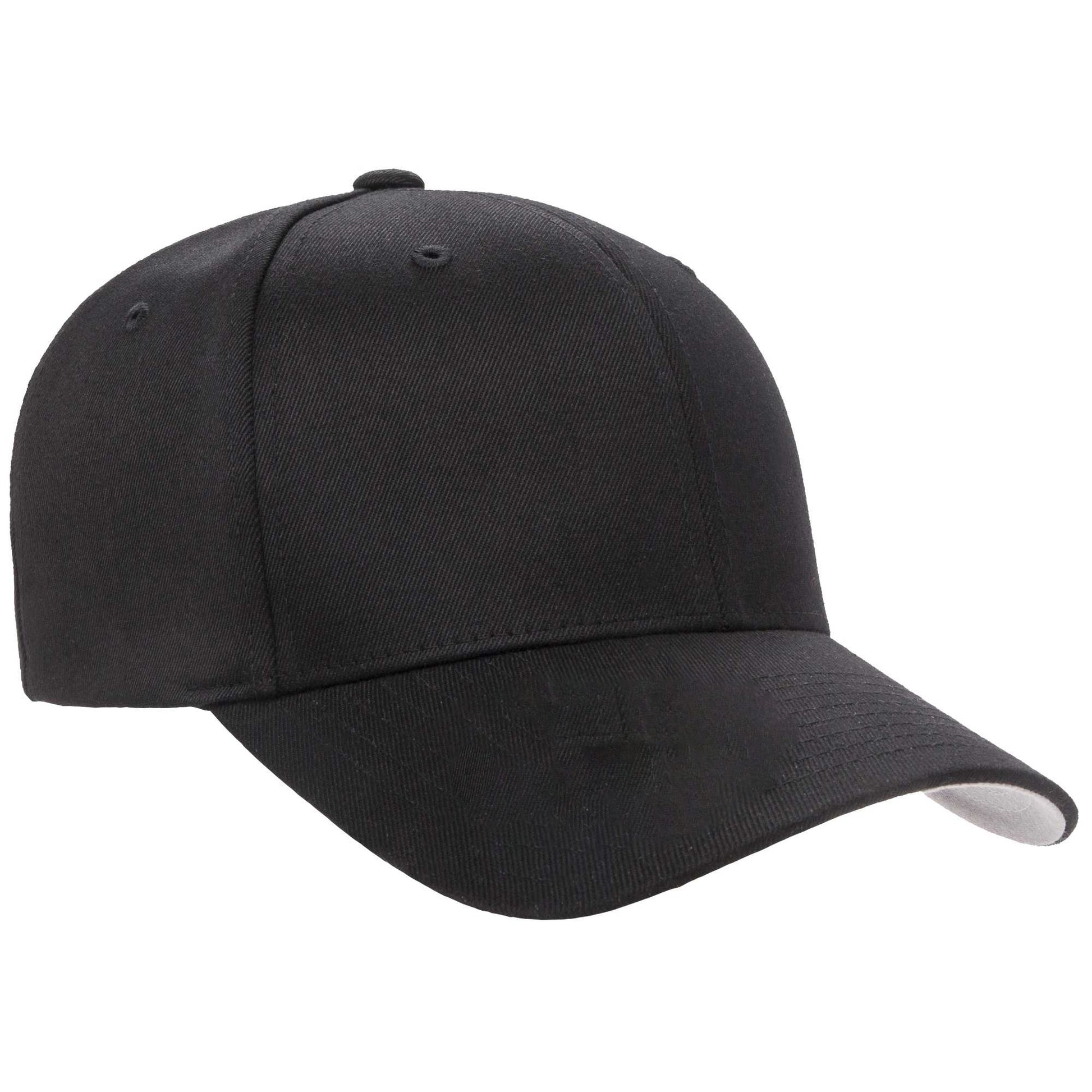 Black - Back - Flexfit Childrens-Kids Wooly Combed Cap