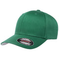 Pepper Green - Front - Flexfit Childrens-Kids Wooly Combed Cap