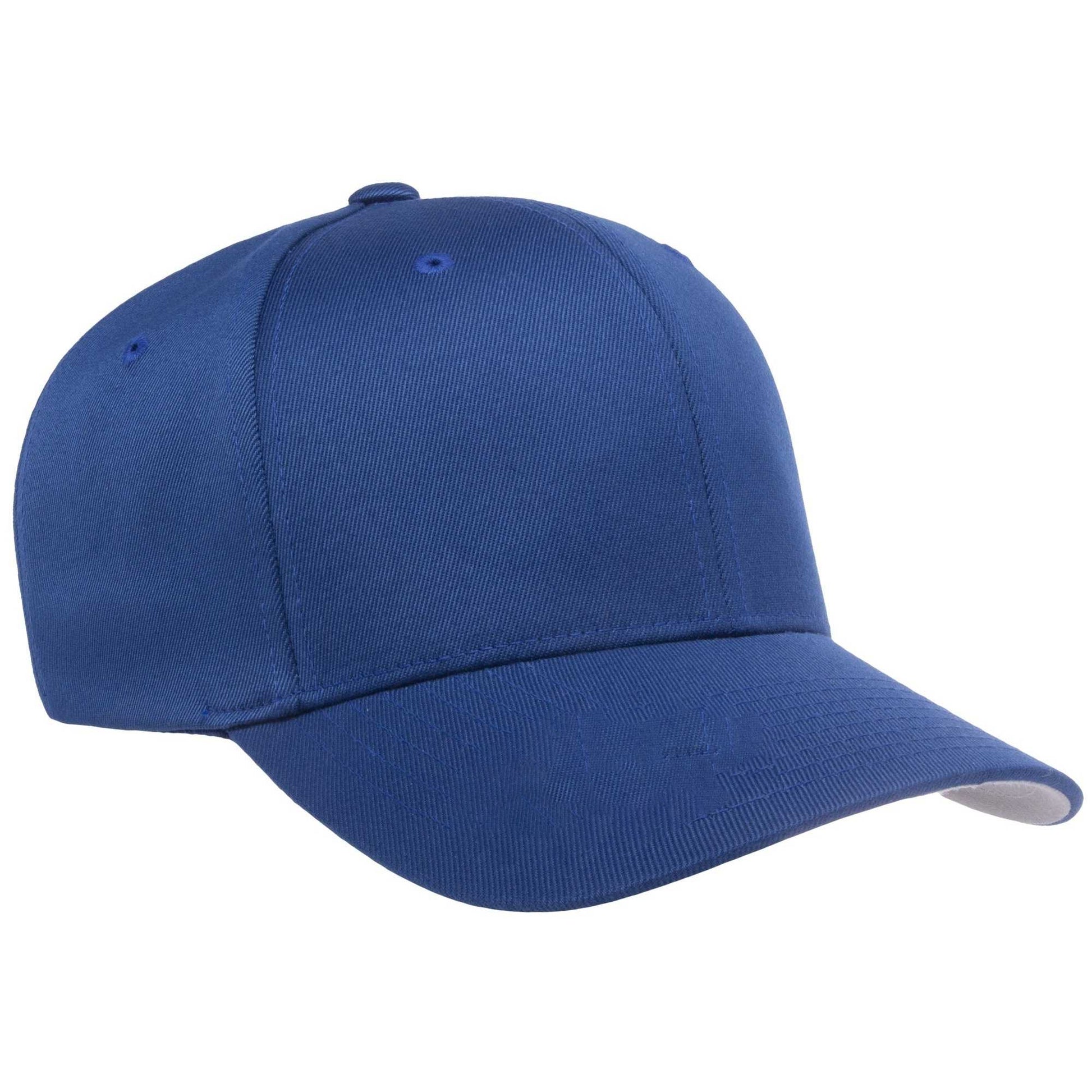 Royal Blue - Back - Flexfit Childrens-Kids Wooly Combed Cap