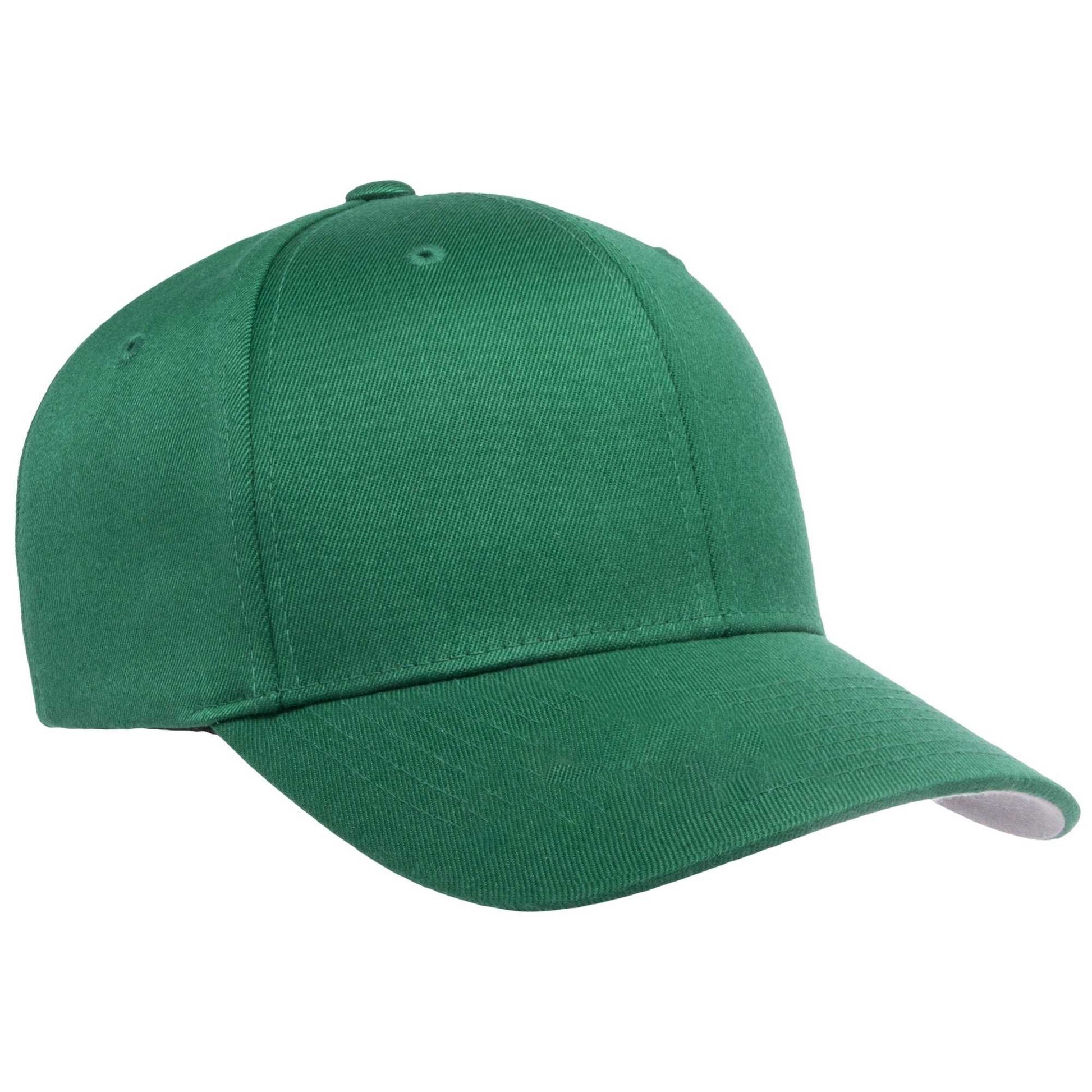 Pepper Green - Back - Flexfit Childrens-Kids Wooly Combed Cap