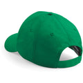 Kelly Green - Side - Beechfield Plain Unisex Junior Original 5 Panel Baseball Cap