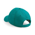 Emerald - Side - Beechfield Plain Unisex Junior Original 5 Panel Baseball Cap