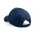 French Navy - Side - Beechfield Plain Unisex Junior Original 5 Panel Baseball Cap