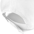 White - Lifestyle - Beechfield Plain Unisex Junior Original 5 Panel Baseball Cap