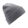 Graphite Grey - Front - Beechfield Heritage Ladies-Womens Premium Plain Winter Beanie