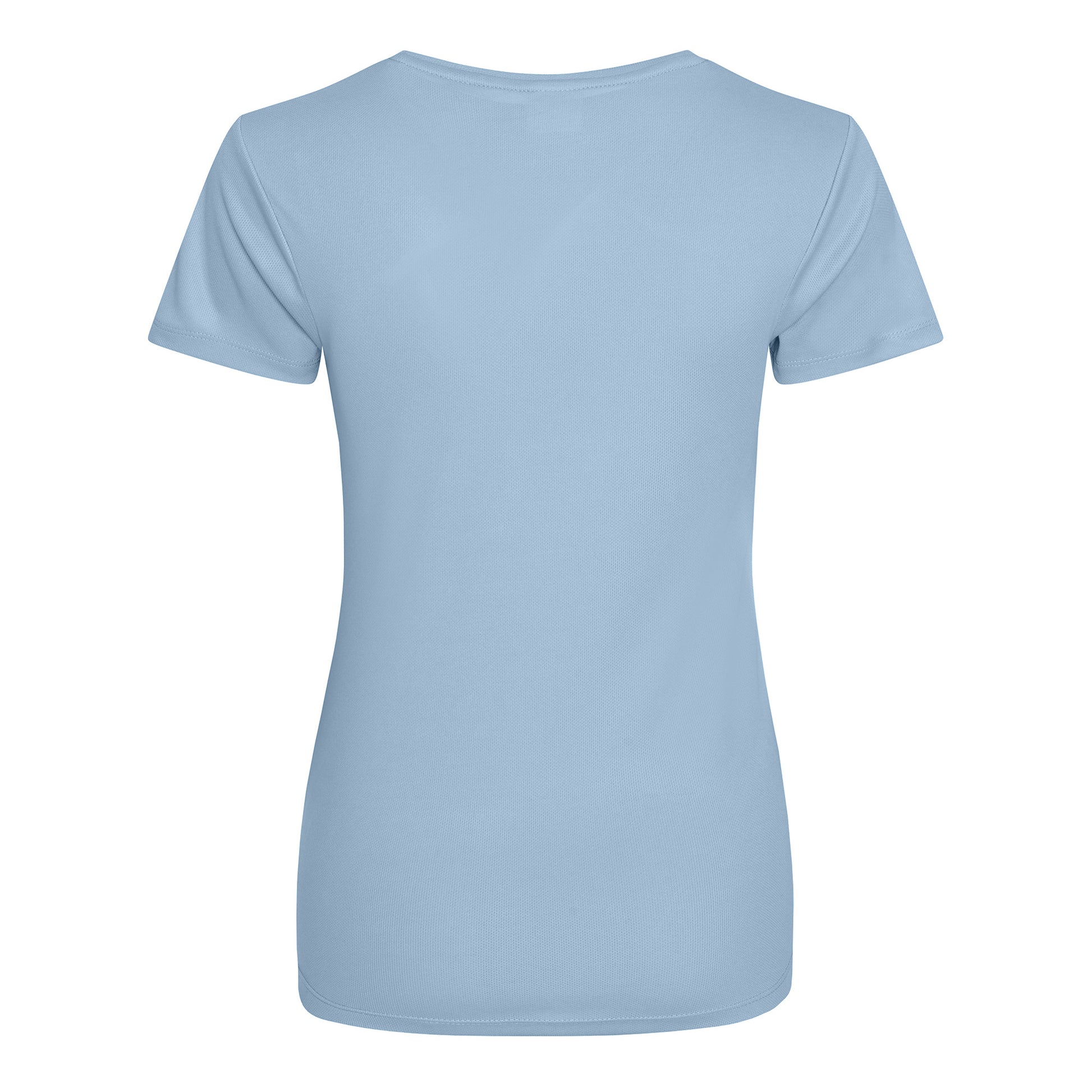Sky Blue - Back - AWDis Just Cool Womens-Ladies Sports Plain T-Shirt